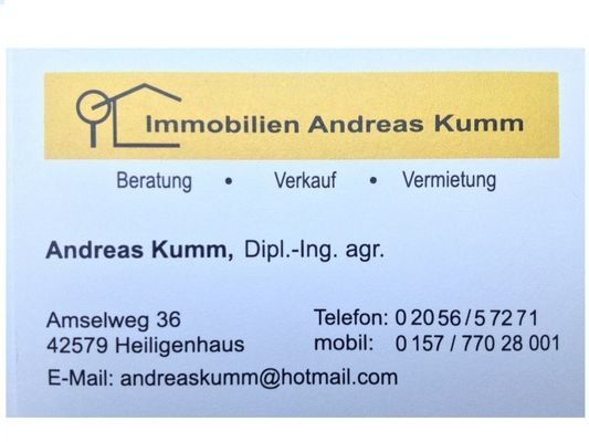 Immobilien Dipl.-Ing. agr. Andreas Kumm