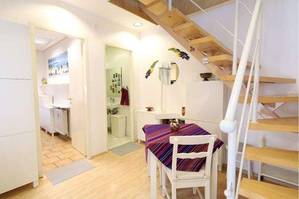 Aufgang zum Dachgeschoss