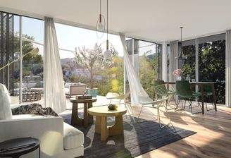 The Unique_Luxuriöse Villa_modernes Wohnzimmer