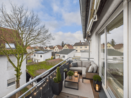 Einrichtungsbeispiel Balkon