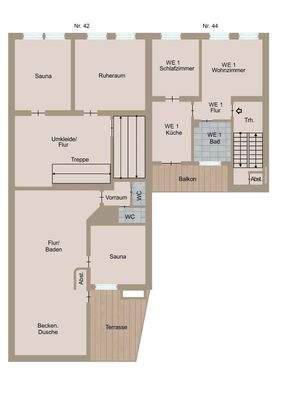 Grundriss 1. Obergeschoss