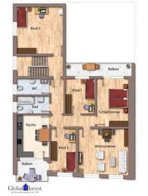 Friedrichstr. 2a, 1. OG