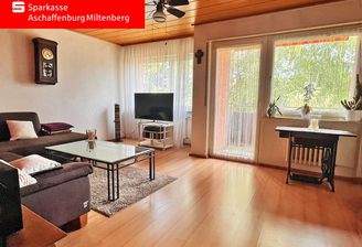 Wohnzimmer mit Balkonzugang