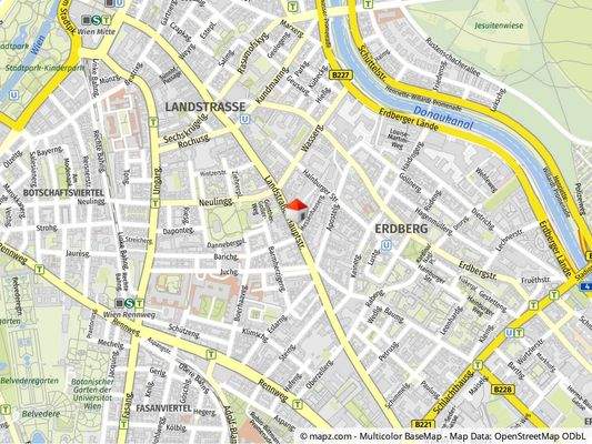 Geolyzer Kartenausschnitt