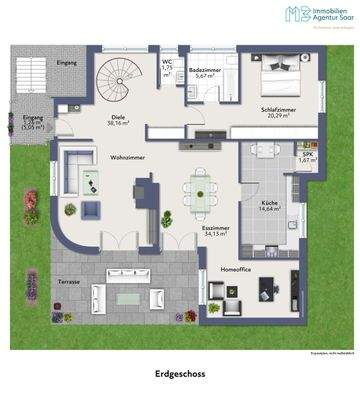 Bungalow zum Vollenden in Top-Lage von Gersweiler