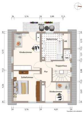 Grundriss Dachgeschoss