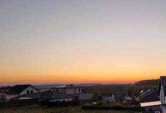 Panorama aus dem 1. OG am Abend