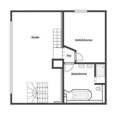 Grundriss 1. Etage Scheune