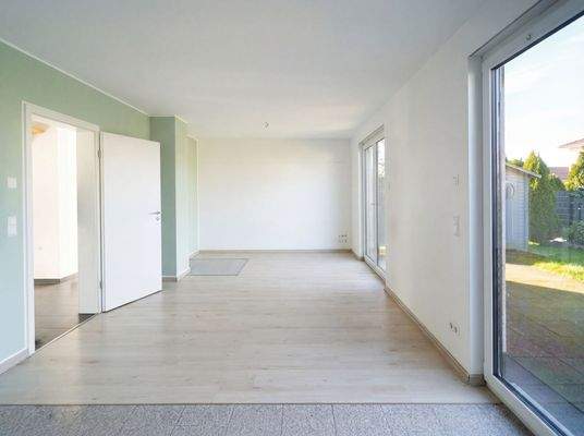 Blick in den Wohnbereich 