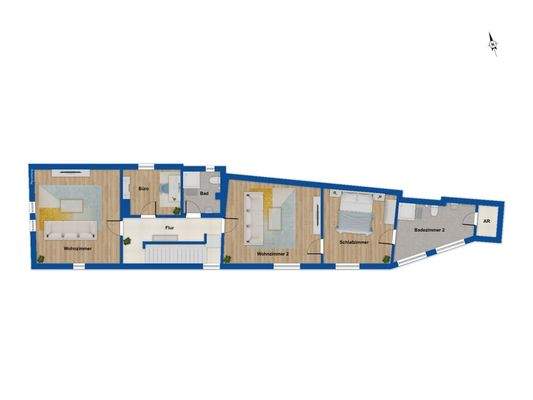 Grundriss OG Vorderhaus