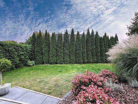 Ansicht Garten von Terrasse