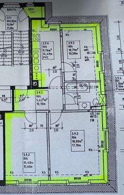 Grundriss - 3-Raum-Wohnung - Wahren
