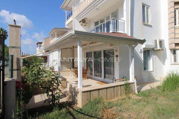 Furnished Semi-Detached Villa with Private Garden in Belek Antalya