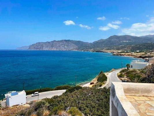 Kreta, Mochlos: Haus mit Meerblick in unmittelbarer Meeresnähe zu verkaufen