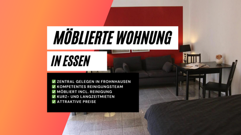 Essen Wohnen auf Zeit, möbliertes Wohnen