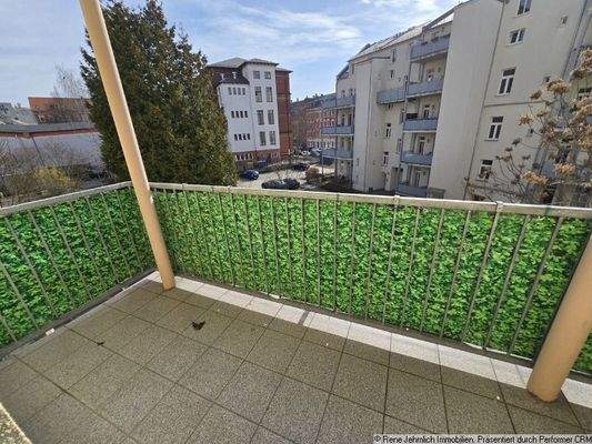 Balkon an der Küche