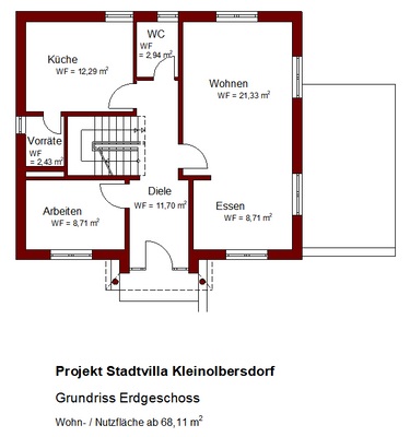 Grundriss Erdgeschoss