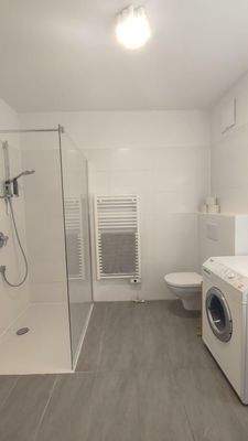 Moderne walkin Dusche