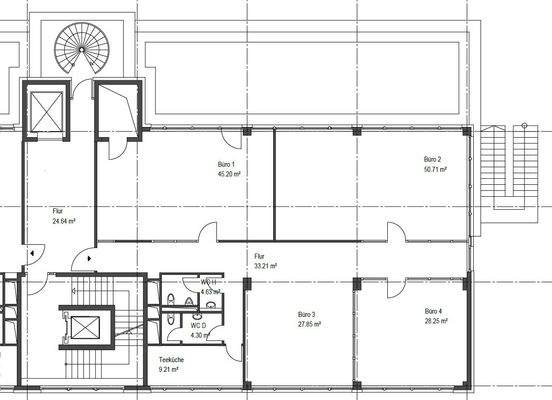 Geb. 40 2. OG 230 m²