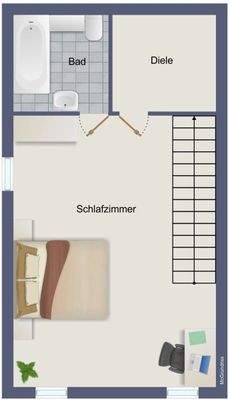 Dachgeschoss Reiheneckhaus