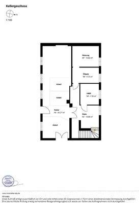 Grundriss Untergeschoss