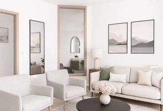 Wohnzimmer mit Beispielanimation