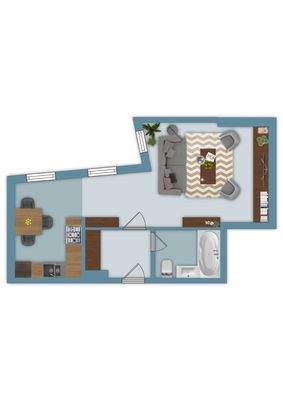 Zuschnitt der Wohnung