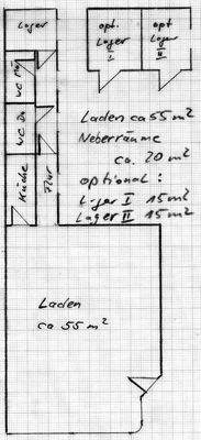 Grundriss Laden