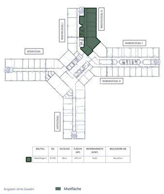  Grundriss 8. Obergeschoss