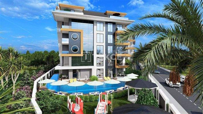 Chic Flats with Smart Home Systems in Oba Alanya