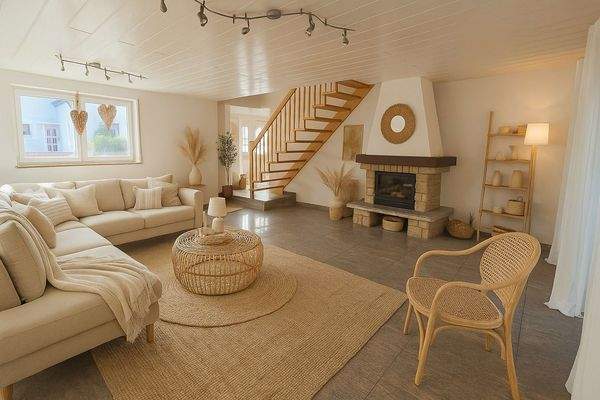 Wohnzimmer Beispiel mit KI