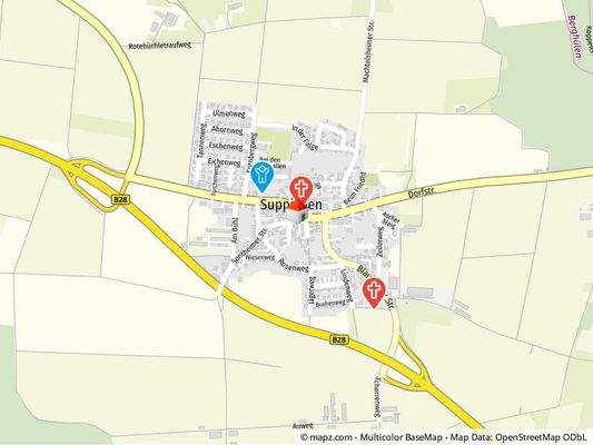 Geolyzer Kartenausschnitt