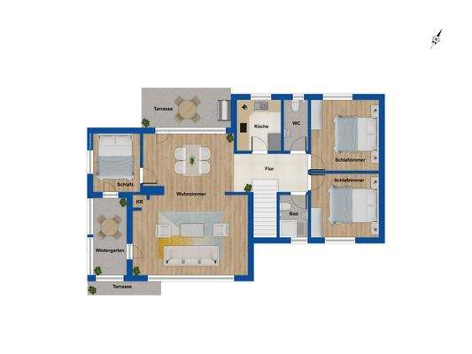 Grundriss Obergeschoss