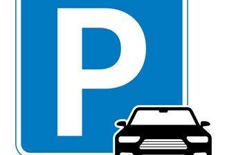 Parking Sign Flat Style