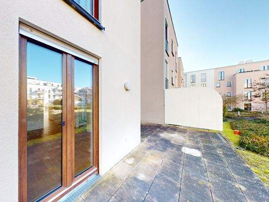 Terrasse in den Innenhof