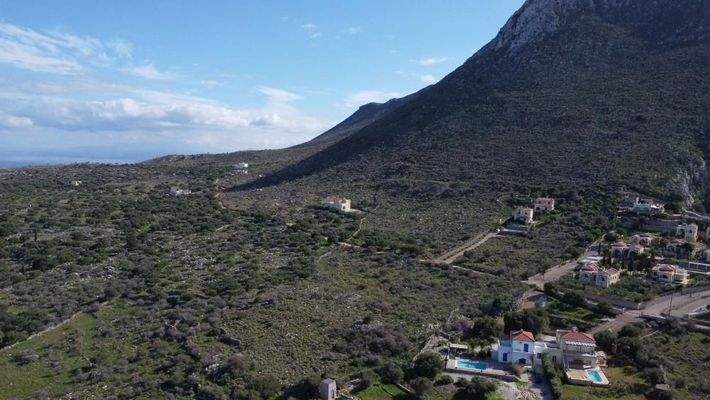 Kreta, Kokkino Chorio: Grundstück in ruhiger Lage mit Meerblick zu verkaufen