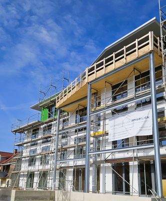 Neubauprojekt Grüne Mitte - Fassade Süden