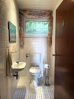 WC im Untergeschoss