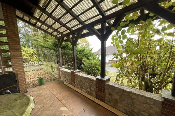 Überdachte Terrasse