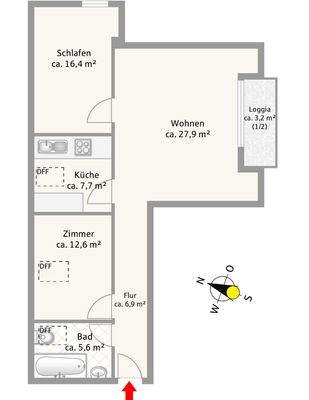 Dachgeschoss (2. Obergeschoss)