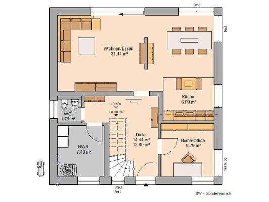 Grundriss Erdgeschoss