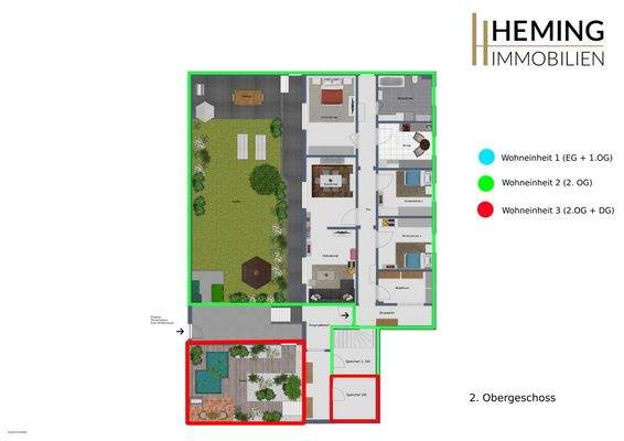 WE 2 ( Eingang andere Straße EG)