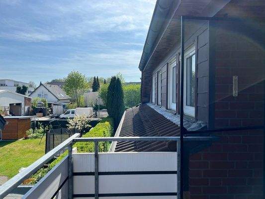 Balkon Ausblick