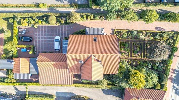 Drohnenaufnahme des Grundstücks