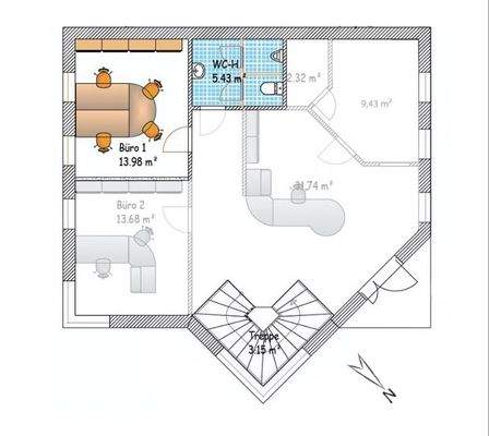 3_büro-mieten-usedom-grundriss-bürogebäude-lodd