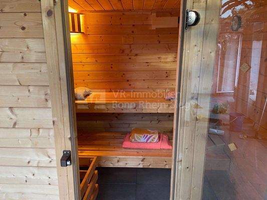 2. Wohnebene/ Gartengeschoss: Detail Sauna