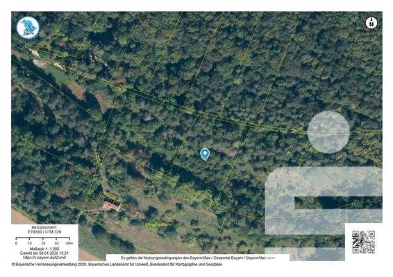 Lageplan Bayernatlas micro