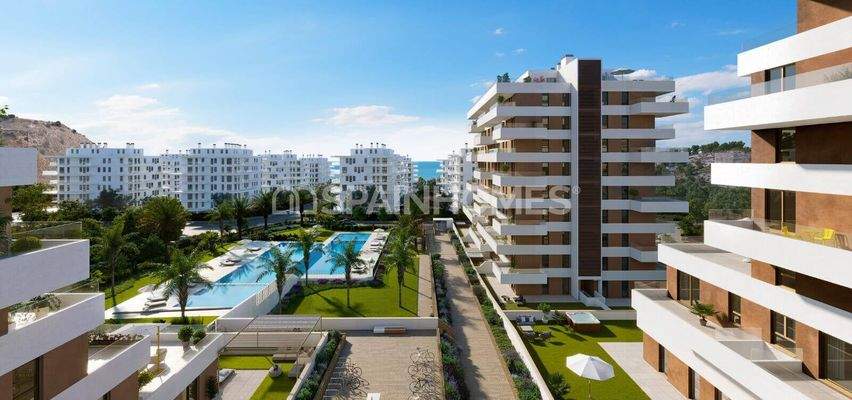 Stylish Flats in a Complex near the Beach in Alicante Villajoyosa