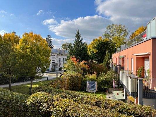 Blick vom Balkon nach Westen