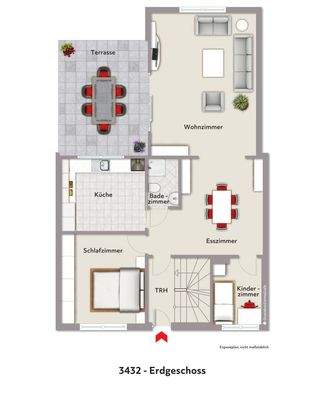 Grundriss EG vis. 3432